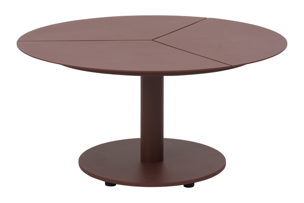 Peace lounge ø80 h40cm zin red