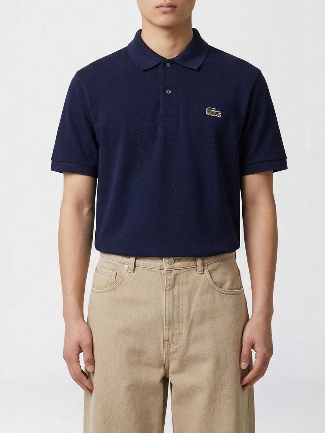 LACOSTE Polo Shirt Men color Blue - 7
