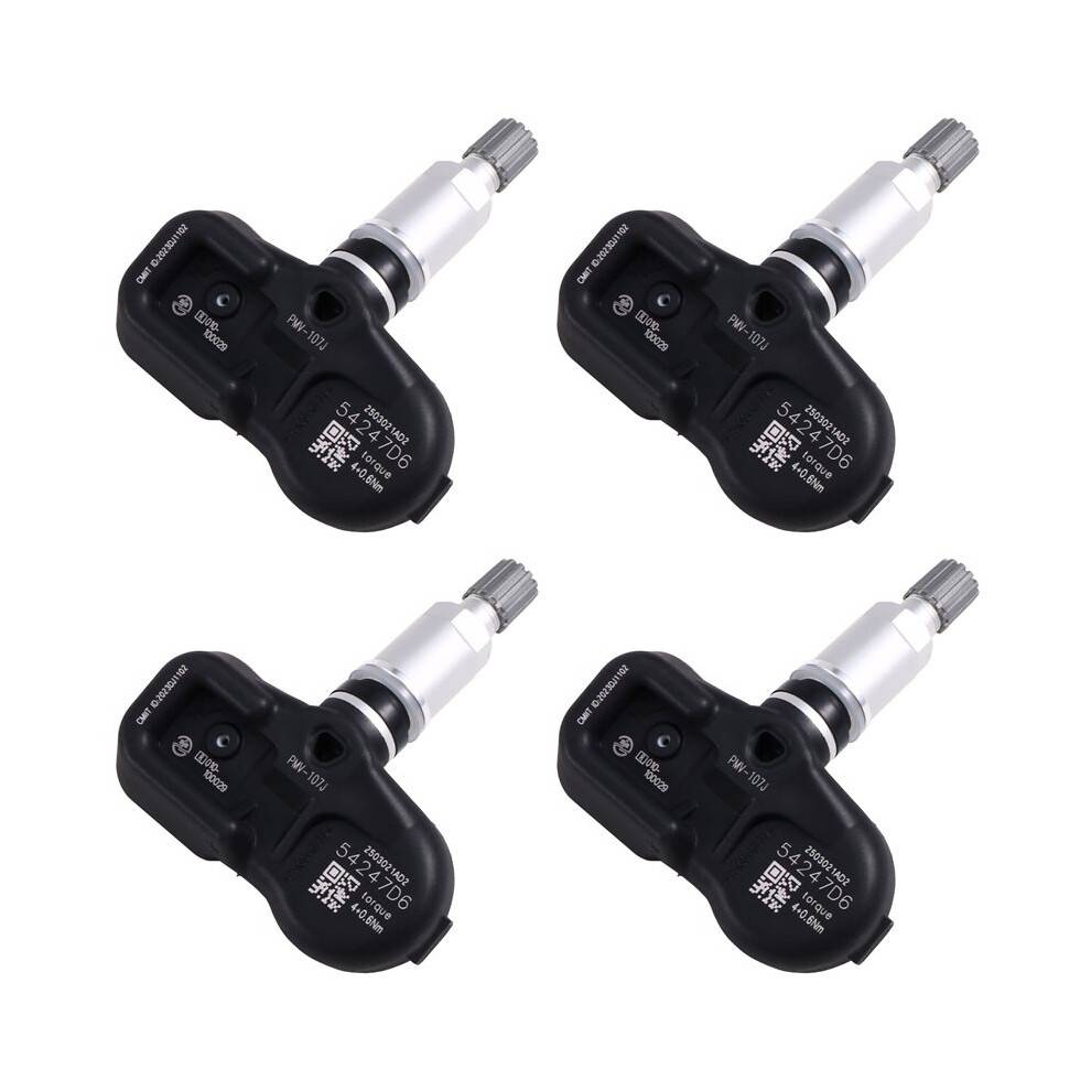 4X Car TPMS Sensor Tire Pressure Sensor Monitoring System 42607-33011 PMV-107J for 4Runner Camry