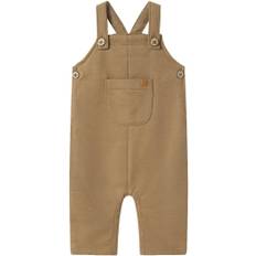 Lil' Atelier Nbmilondon RUK Sweat Overall LIL Str 74 - Sepia Tint Bukser hos Magasin