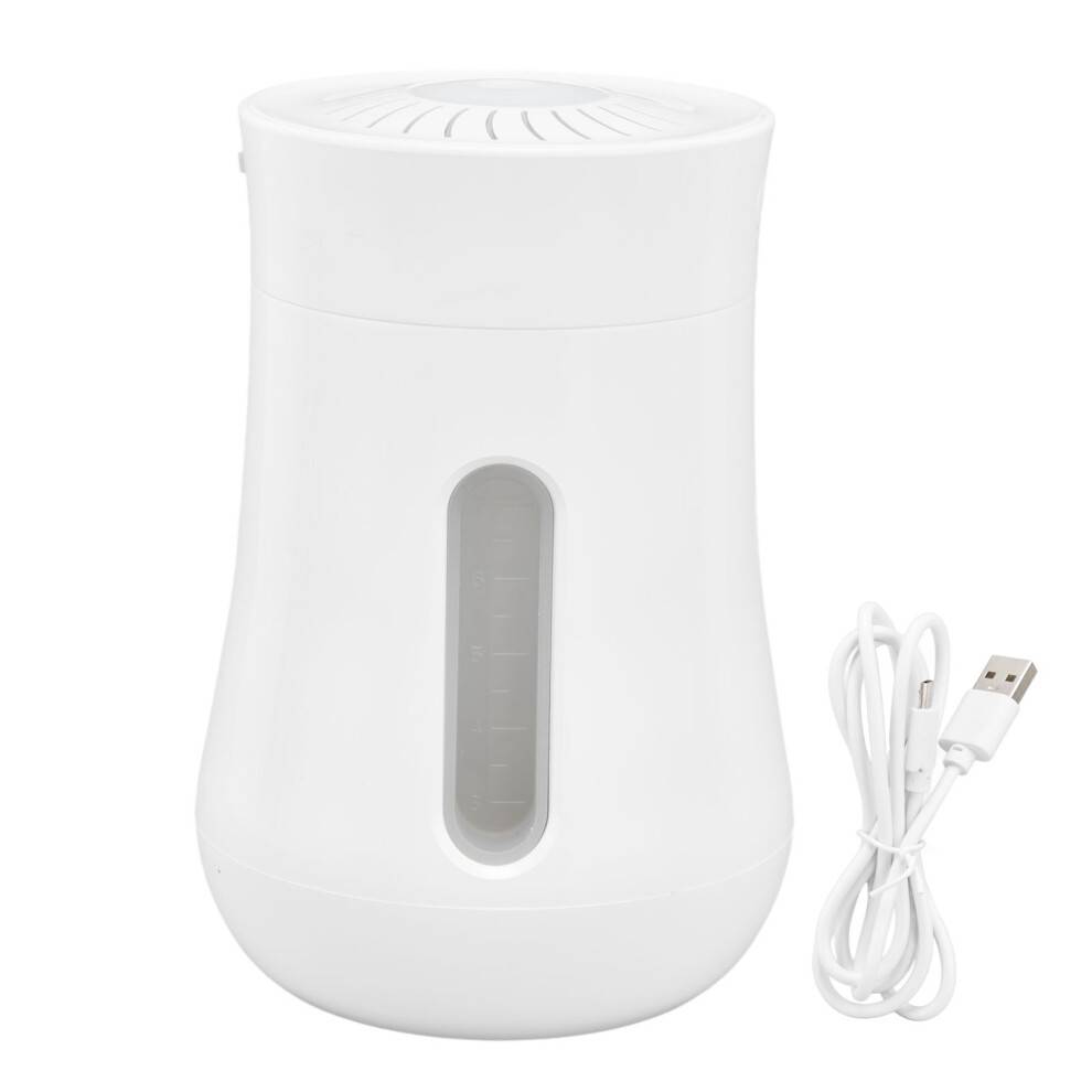 Ultralyds- og støjsvag luftfugter til hjemmekontorrejser, bærbar USB-luftfugter med sikkert og pålideligt design, farverig LED-lysdiffusor,