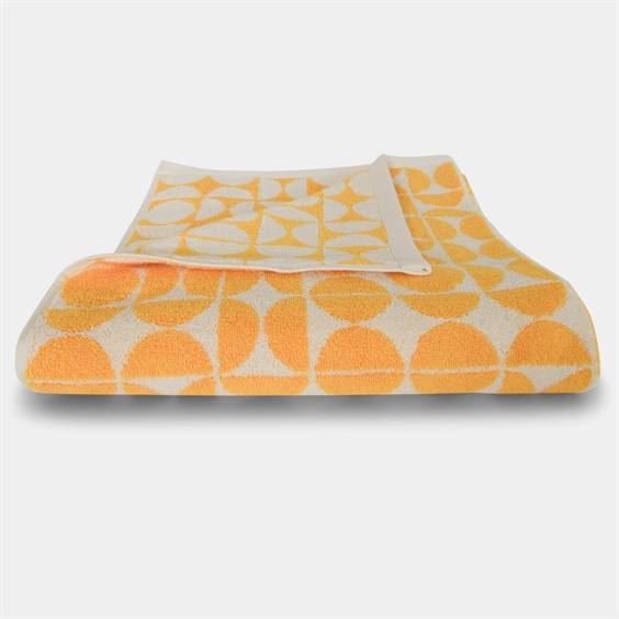 Homehagen Badehåndklæde - Geo 70 x 140 cm Yellow.