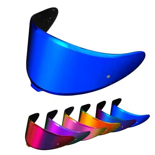 PSLER Hjälmvisir för Shoei NXR2 Z8 tonat visir för RF-1400 CWR-F2 CWR-F2R X-Fifteen X15 X-SPR Pro motorcykel UV-skydd ansiktsskydd ersättningstillbehör (djupblå)