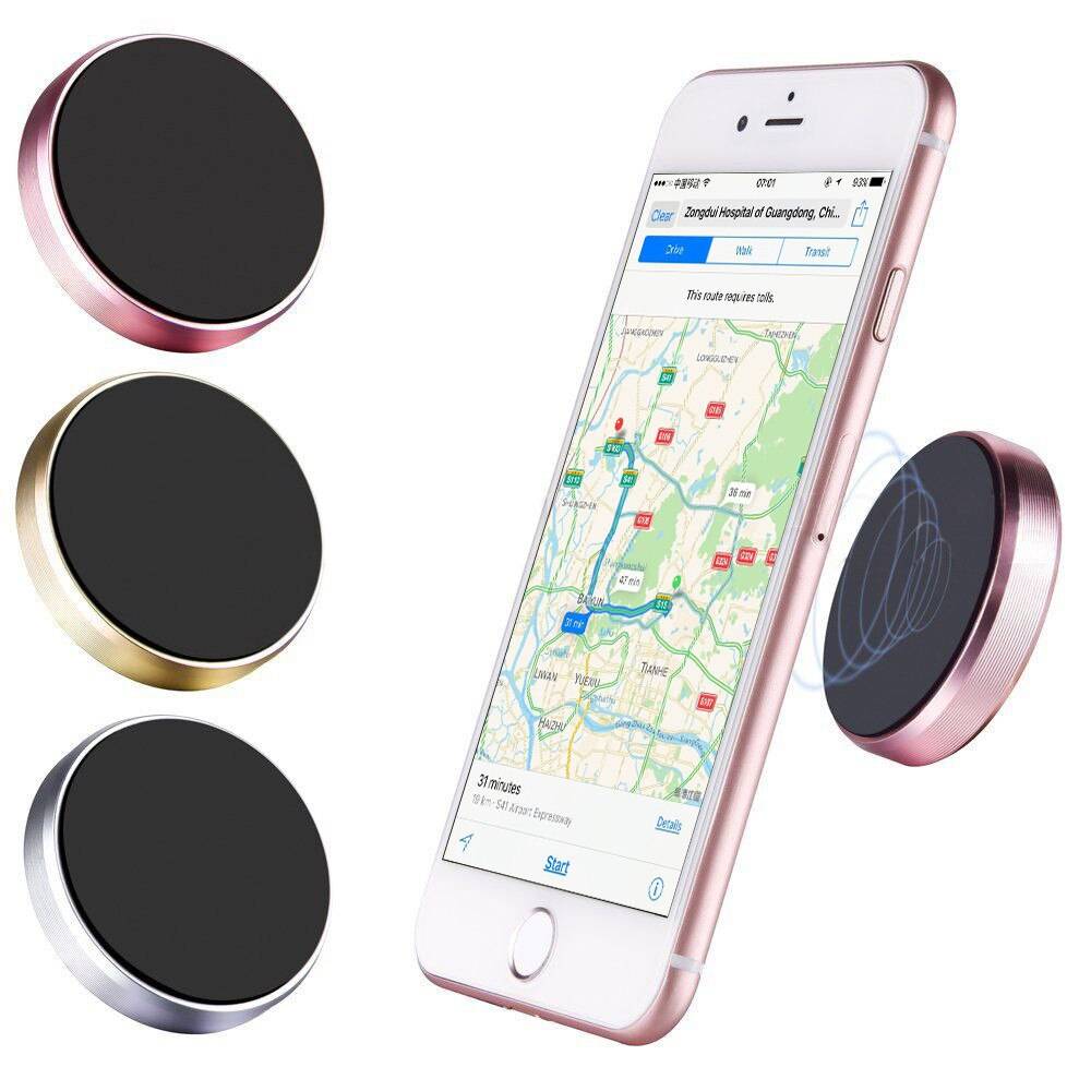 Kvinnor män 3 corlors universal i bilen magnetisk instrumentbräda mobiltelefon gps pda mount hållare stativ - Sl
