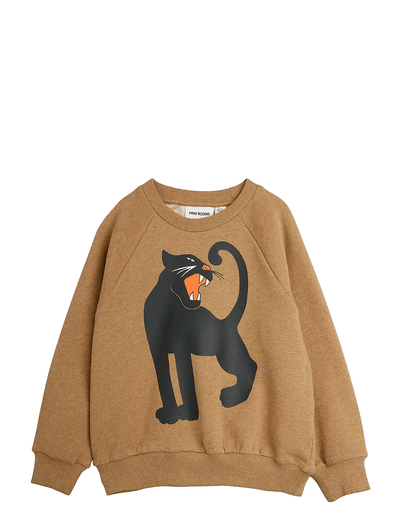 Mini Rodini Panther Sp Melange Sweatshirt - Brown - 80/86
