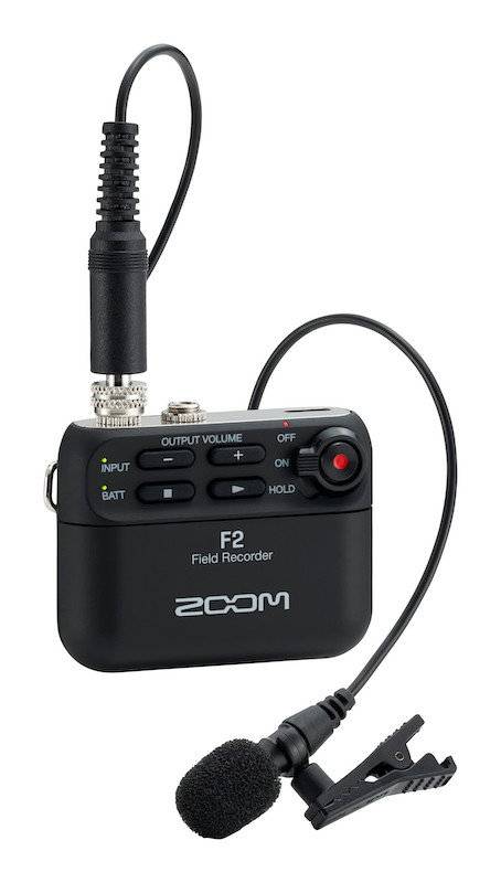 Zoom F2 Field Recorder & mygga