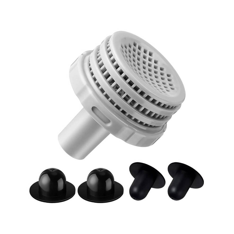 Pool Water Jet Connector Kit, Inlet & Outlet Strainers, Filter Hole Plugs for 25022E 1.25 Inch Above Ground Pools
