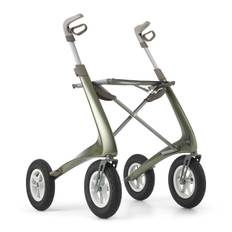 ByAcre Overland Udendørs rollator med store hjul-Brun