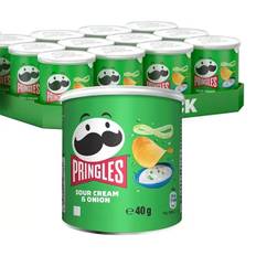 Pringles Sourcream & Onion Mini Storpak - 12-stk
