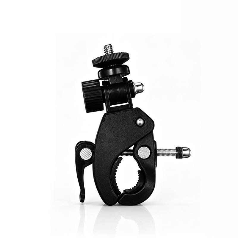 1/4" Screw Bike Handlebar Camera Mount Clamp for GoPro Hero 13 12 11 10 9 Insta360 DJI Osmo Pocket 4P Action Camera Accessories