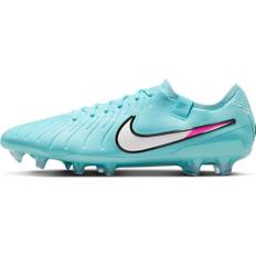 Nike Tiempo Legend 10 Elite FG Fußballschuh Herren hellblau weiß