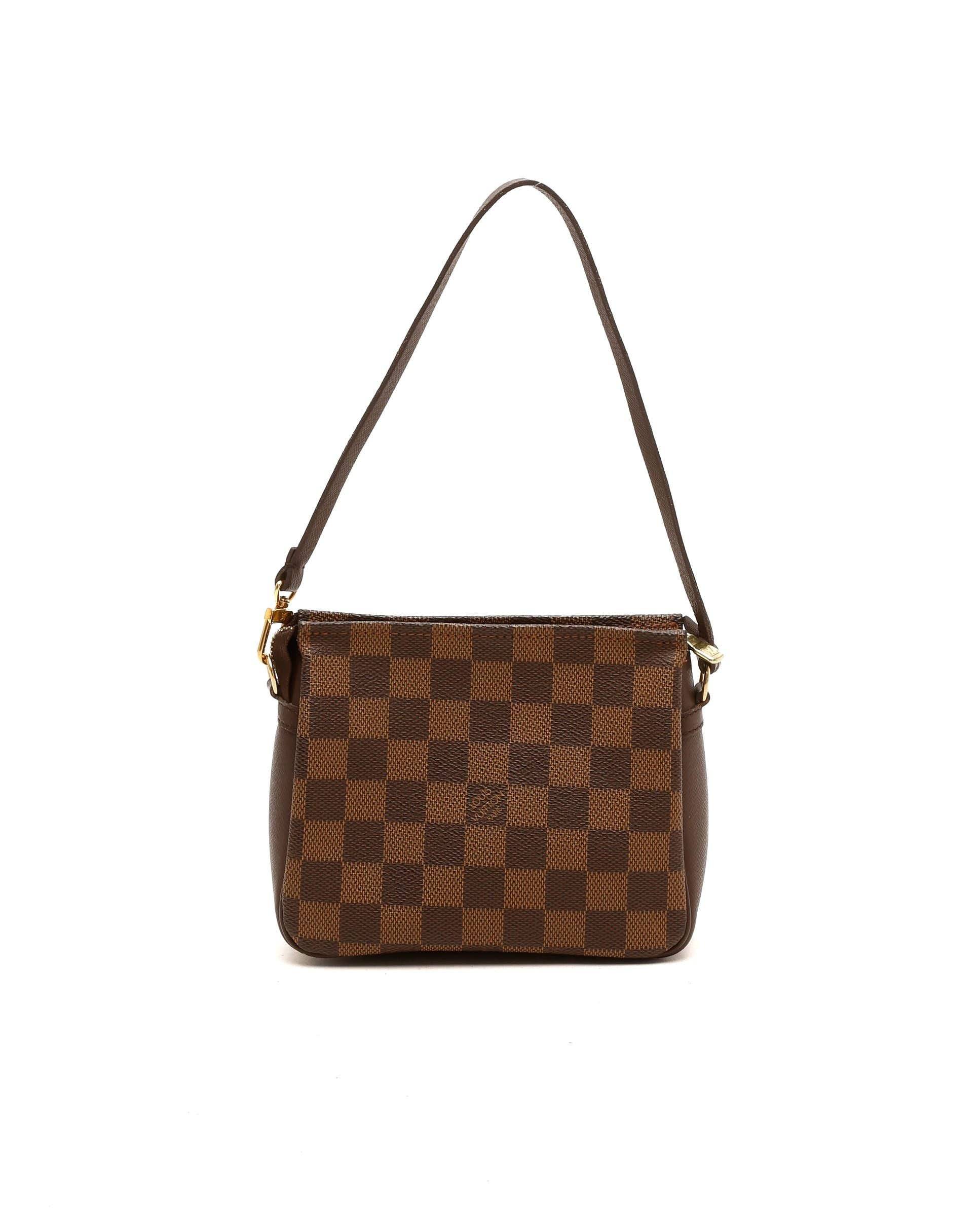 Louis Vuitton Damier Ebene Trousse Pochette Bag - Brown - One Size