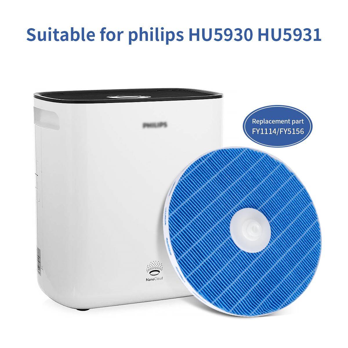 Ersättningsfilter för Philips luftfuktare och luftrenare, FY1114 FY5156 för HU5930 AC4158 AC4155 för AC4080 FY3435 för AC3822 FY2425 för AC2726