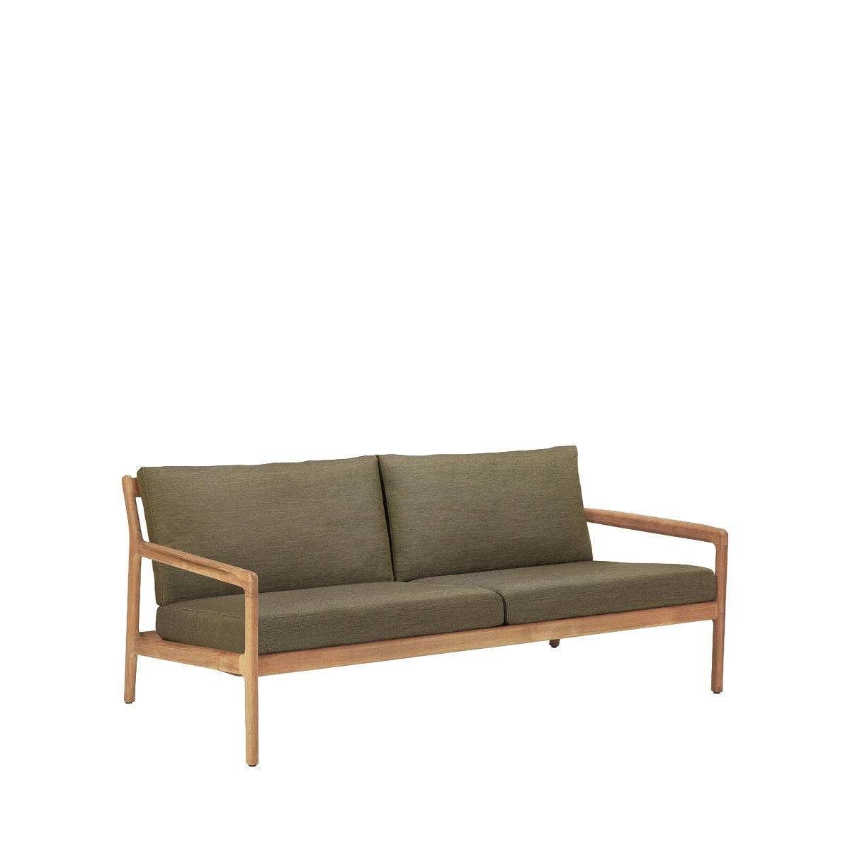 Ethnicraft Teak Jack Outdoor Sofa - 180cm - Green