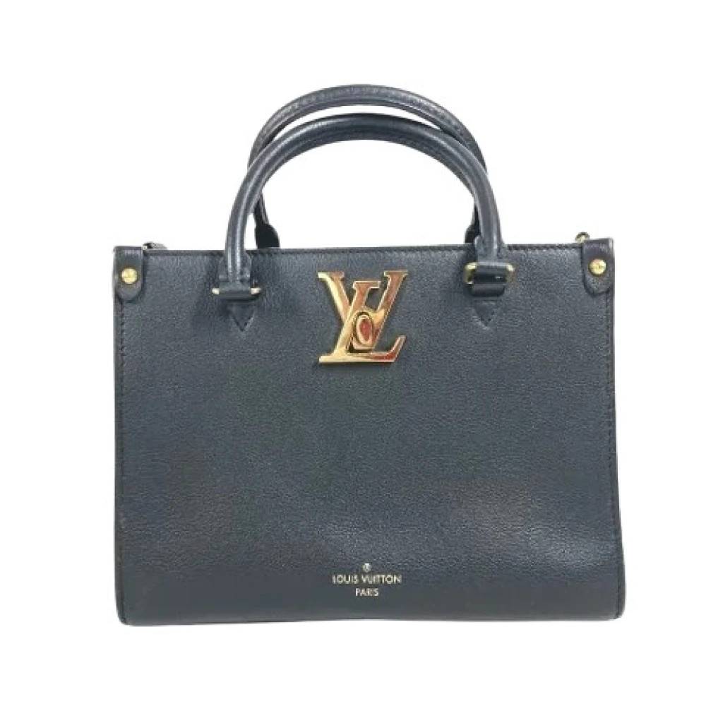 Louis Vuitton Vintage Pre-owned Vintage Håndtaske - Vintage - Dame - Sort - ONE SIZE - Uld