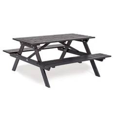 Eden Wood Picnic EW 0905-8 Picknickbord 150 cm Svart