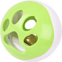 Flamingo Rango LED-lekboll för katter - Ø 6,4 cm - Grön/Vit