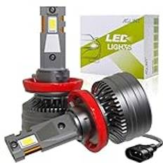 AGLINT H11 LED Lampor CANBUS 110W Extremt Ljusa 11000LM Justerbar Stråle Bil H8 H9 H11 LED Konverteringssats för Lampor 12V 6500K Vit