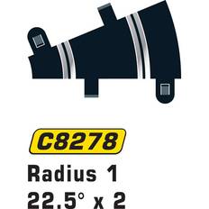 Scalextric Rad 1 Half Inner Curve 22.5° (2st) - 1:32