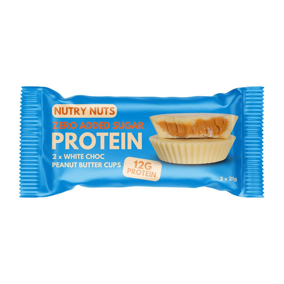Nutry Nuts Peanut Butter Cups - White Chocolate (42g) - Snack