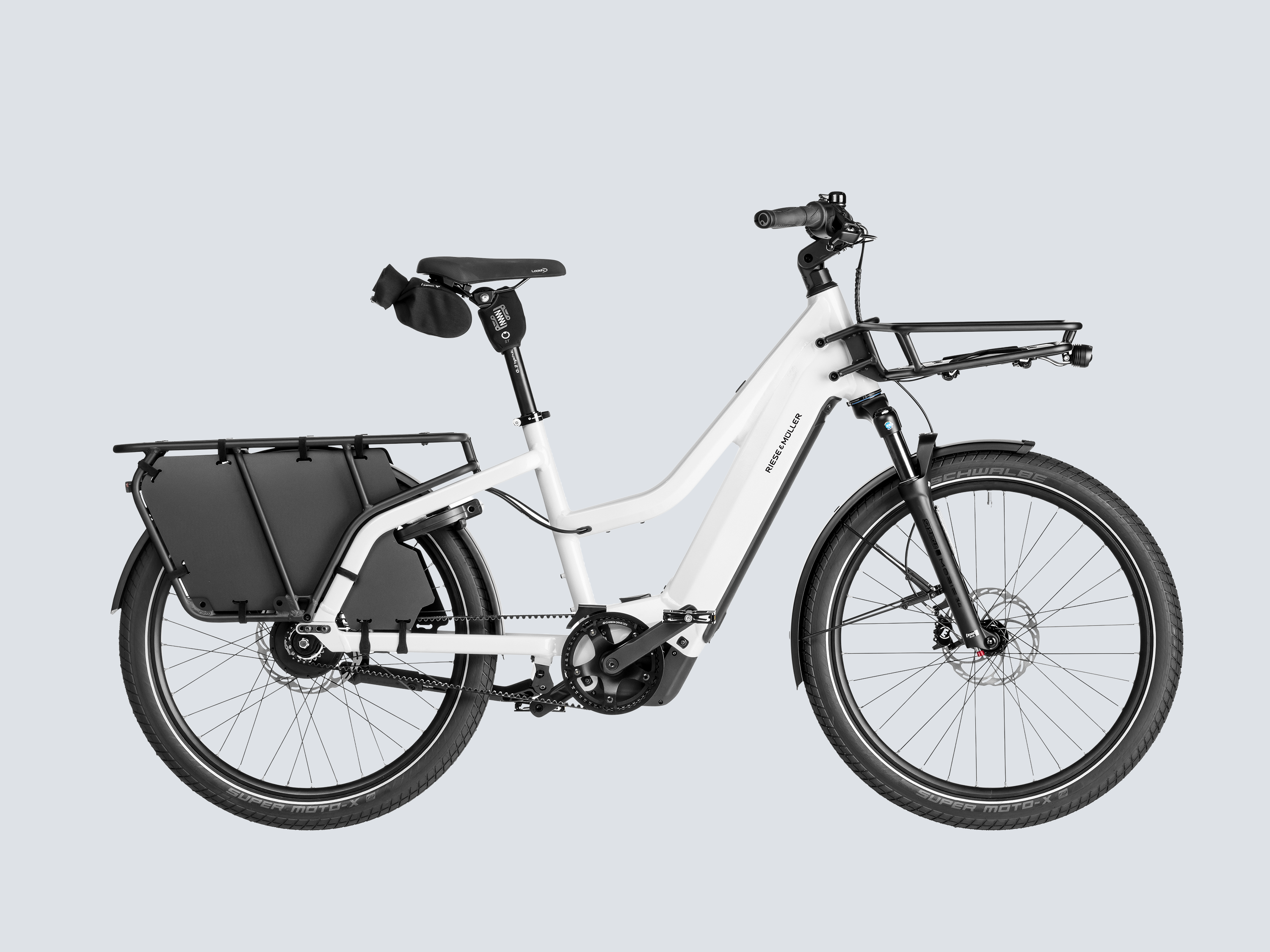 Riese & Müller Multicharger3 Mixte Vario - Pearl White/Black Matt / 51 cm (175-200 cm)