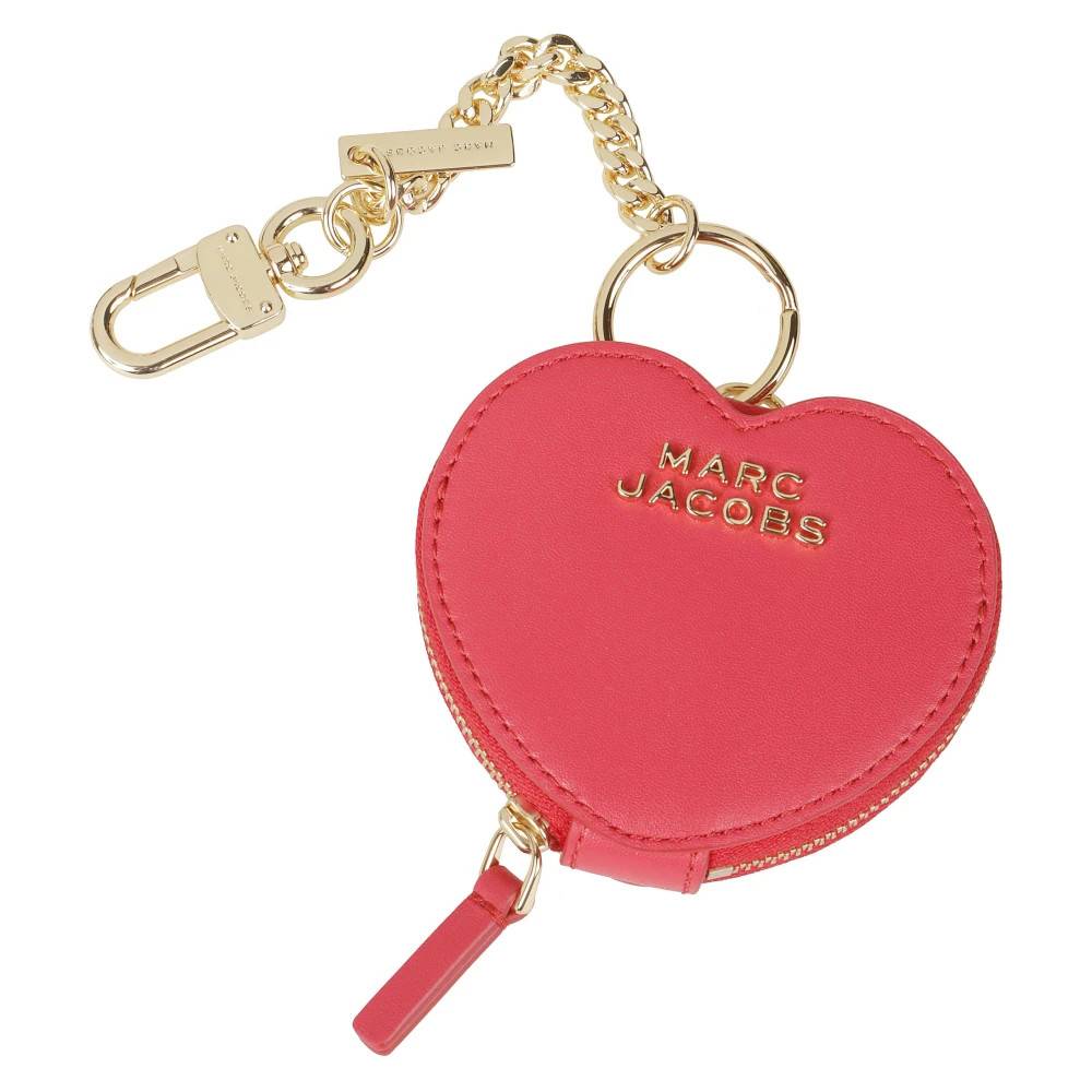 Marc Jacobs Heart Pouch Bag - Accessories - Dame - Rød - ONE SIZE - Læder