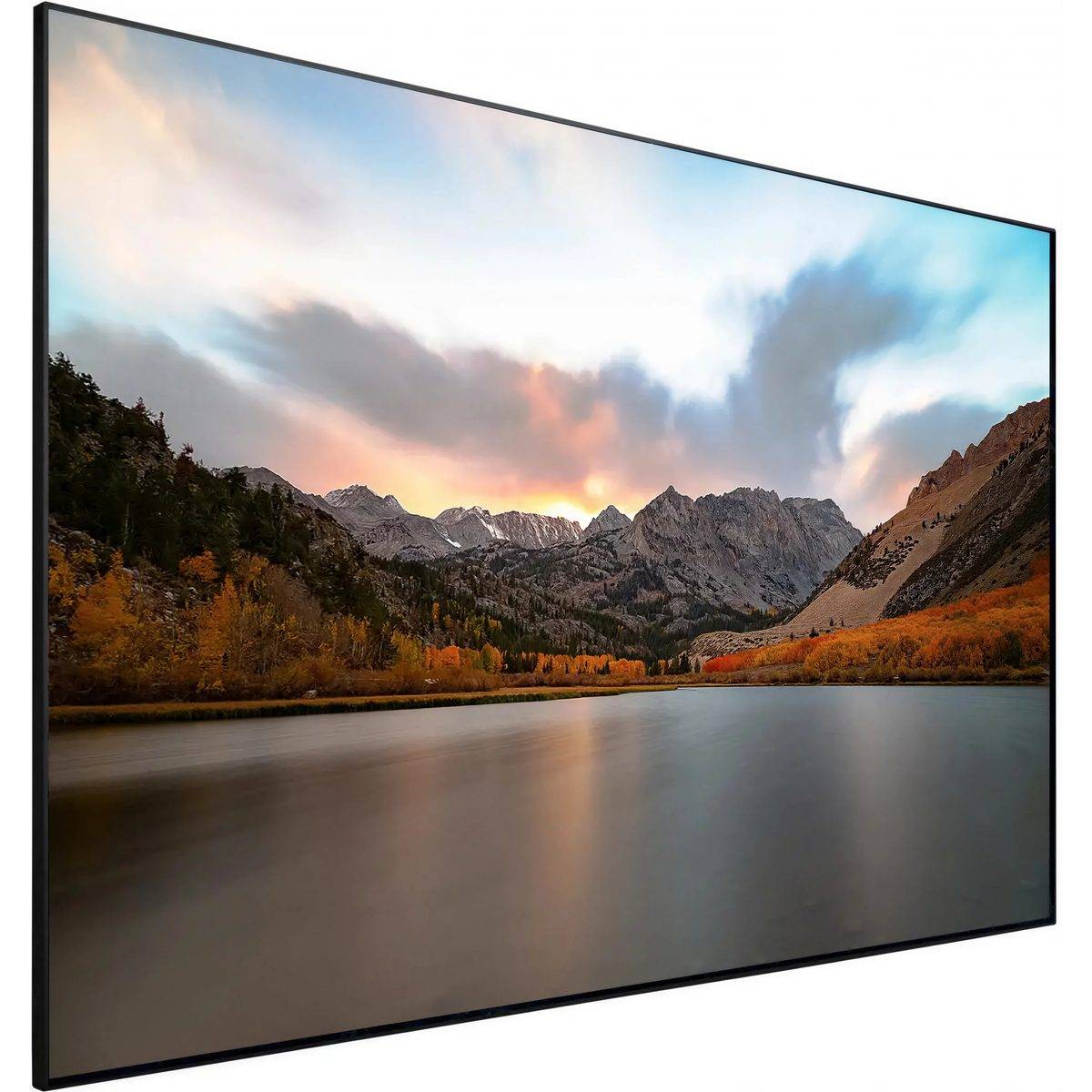 Lumene Movie Palace UHD 4K/8K Platinum Ultraslim 300C - Fast projektionsskärm, 1.3