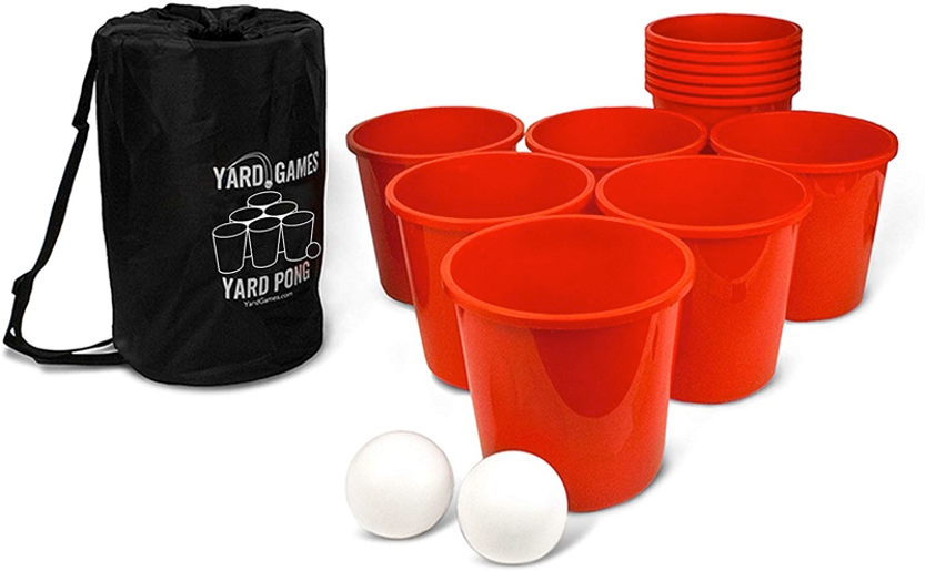 XXL Beer Pong m. 12 spande og 2 bolde.