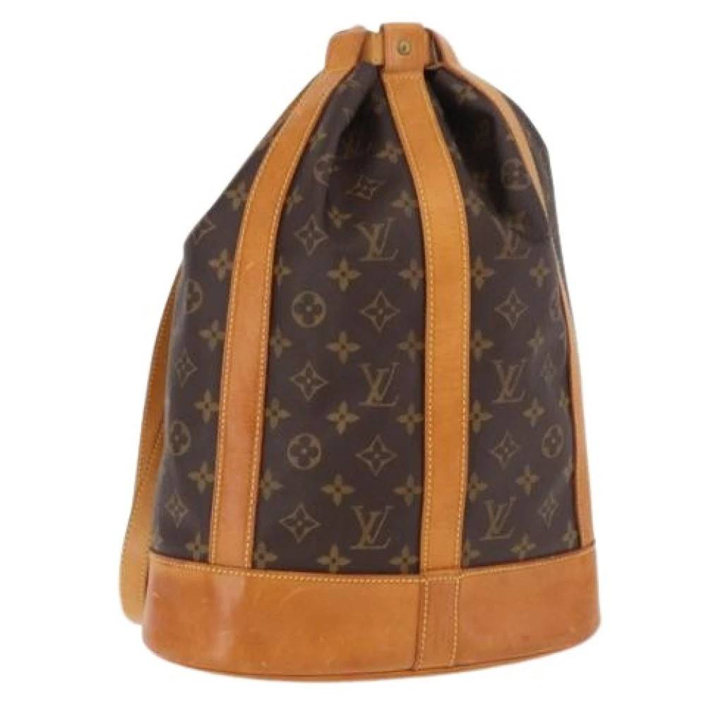 Louis Vuitton Vintage Pre-owned Randonnee PM Skuldertaske - Vintage - Dame - Brun - ONE SIZE - Uld