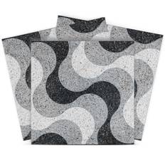 Tile Sticker - Monochrome Wave Pattern