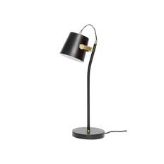 Hubsch Architect Bordlampe i Sort Metal m/ Messing Detaljer