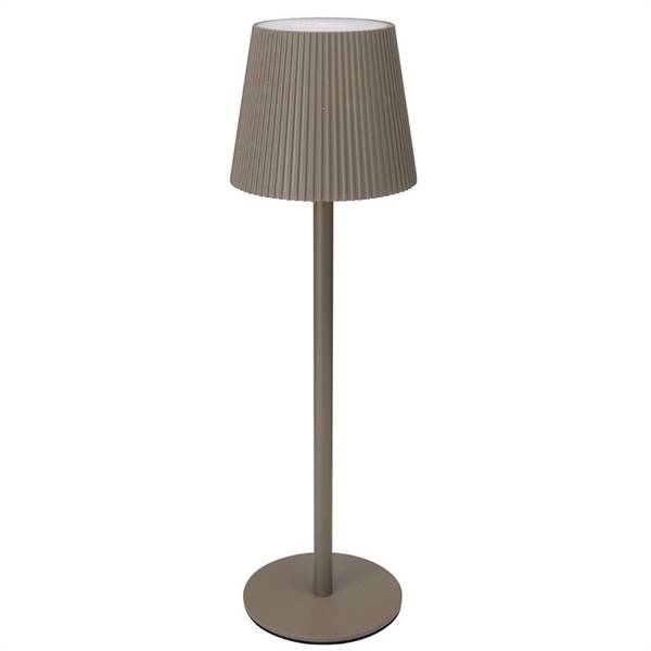 Trådløs Bordlampe Med Touch og Dæmper H: 36 cm, Lys Brun.