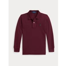 Polo Ralph Lauren Polo Ralph Lauren Purple Boys Long Sleeve Cotton Pique Polo Shirt