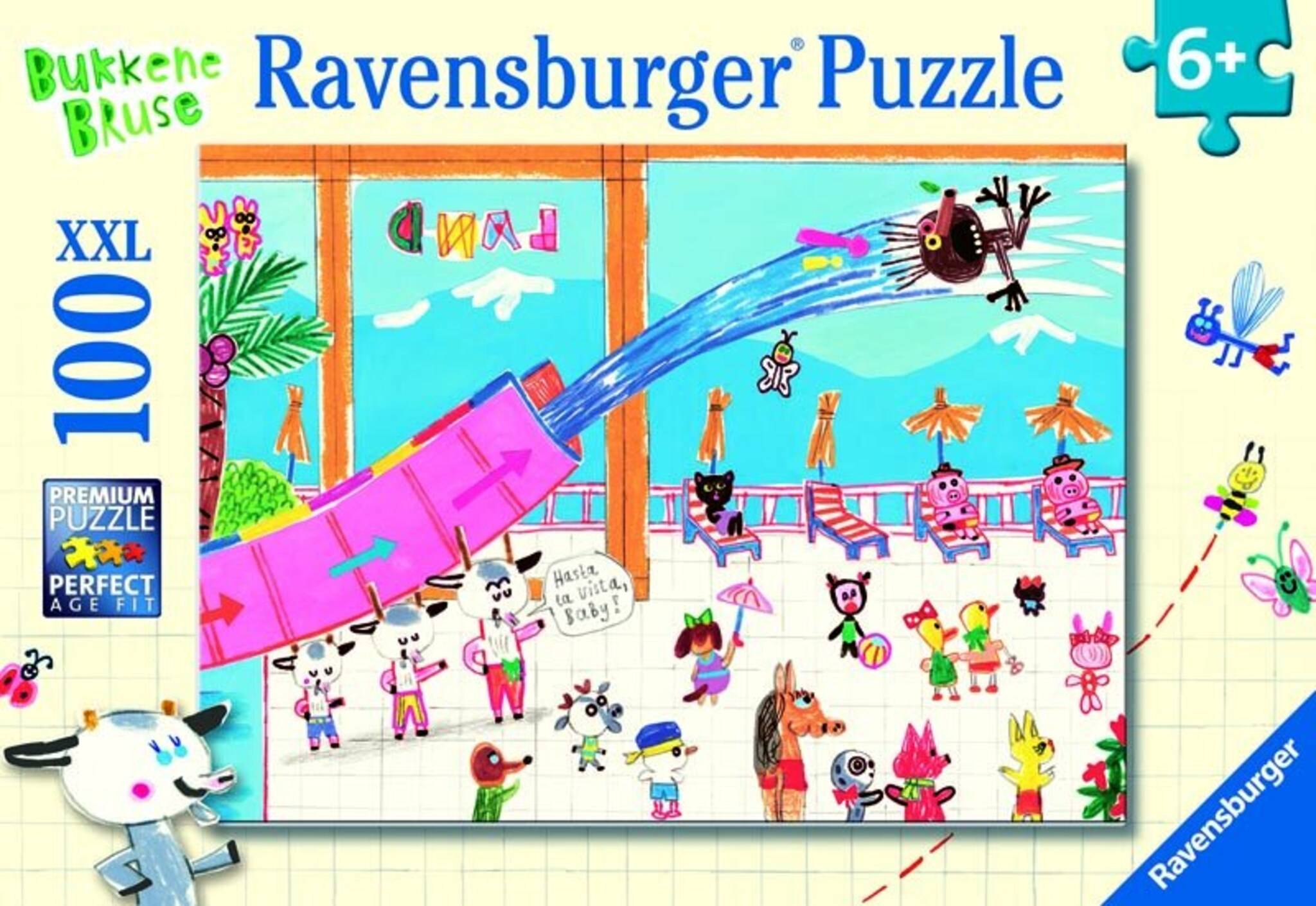 Ravensburger Pussel - Bockarna Bruse 100 bitar