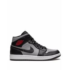 Jordan - Air Jordan 1 Mid Shadow Red sneakers - unisex - läder/gummi/Tyg - 9.5 - Svart