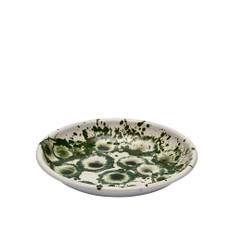 Kapka - Floral Madness Big Plate - Green - Mattallrikar - Mönstrad,Grön