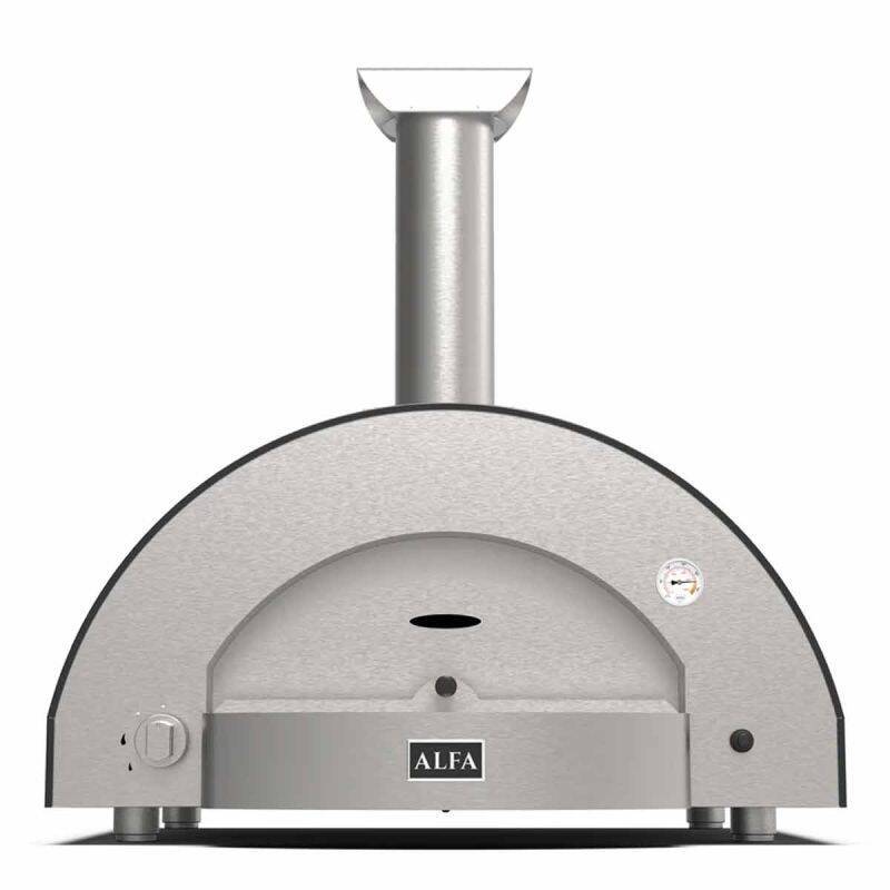 Alfa Forni Gas Pizza Ovn Classico - 4 pizzaer - Skifergrå - Hybrid