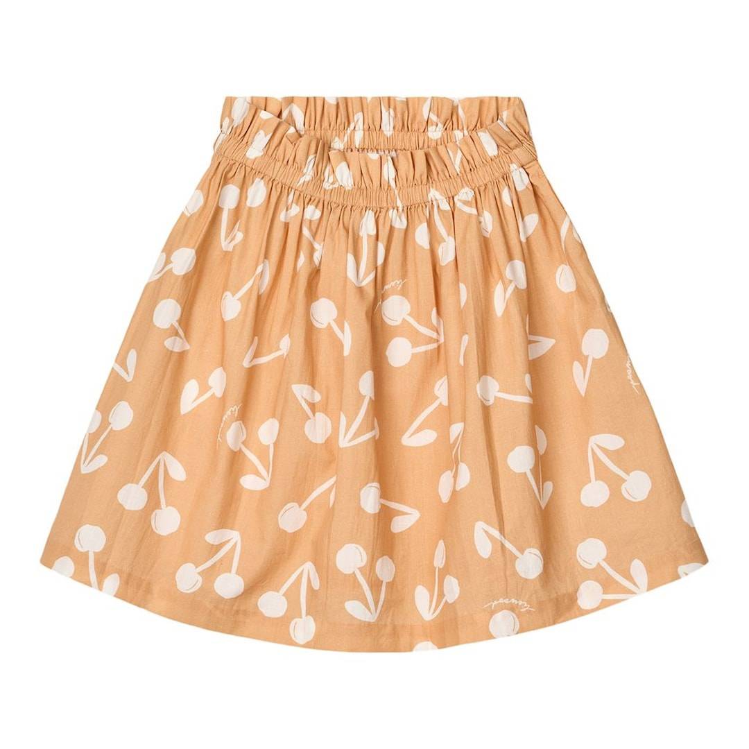 Liewood GOTS Gabriella Nederdel Cherry Blossom Light Apricot 86 cm Orange. 86 cm Piger