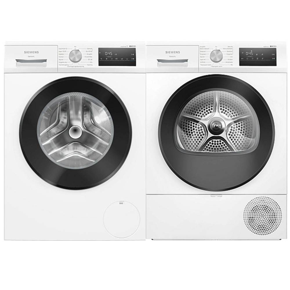 Siemens paket tvättmaskin och torktumlare WM14N29PDN-WT45HV0EDN