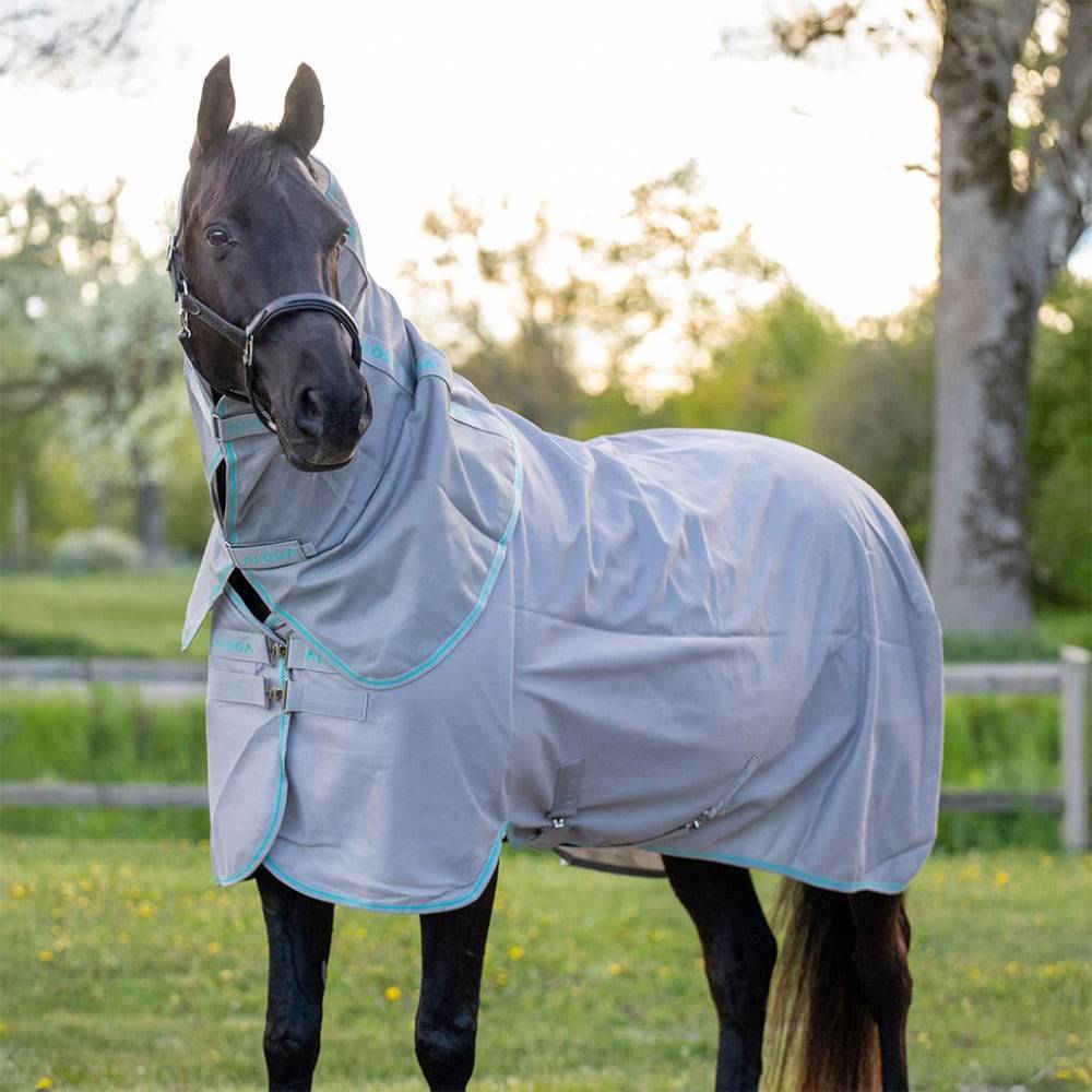 Fluedækken Fly Aloga Equestrian Grå