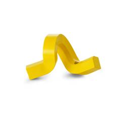 Normann Copenhagen Crooked One Lysestage Yellow