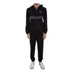 Emporio Armani Ea7, Sport, Herr, 2Xl, Bomull, Svart Träningsdräkt Set