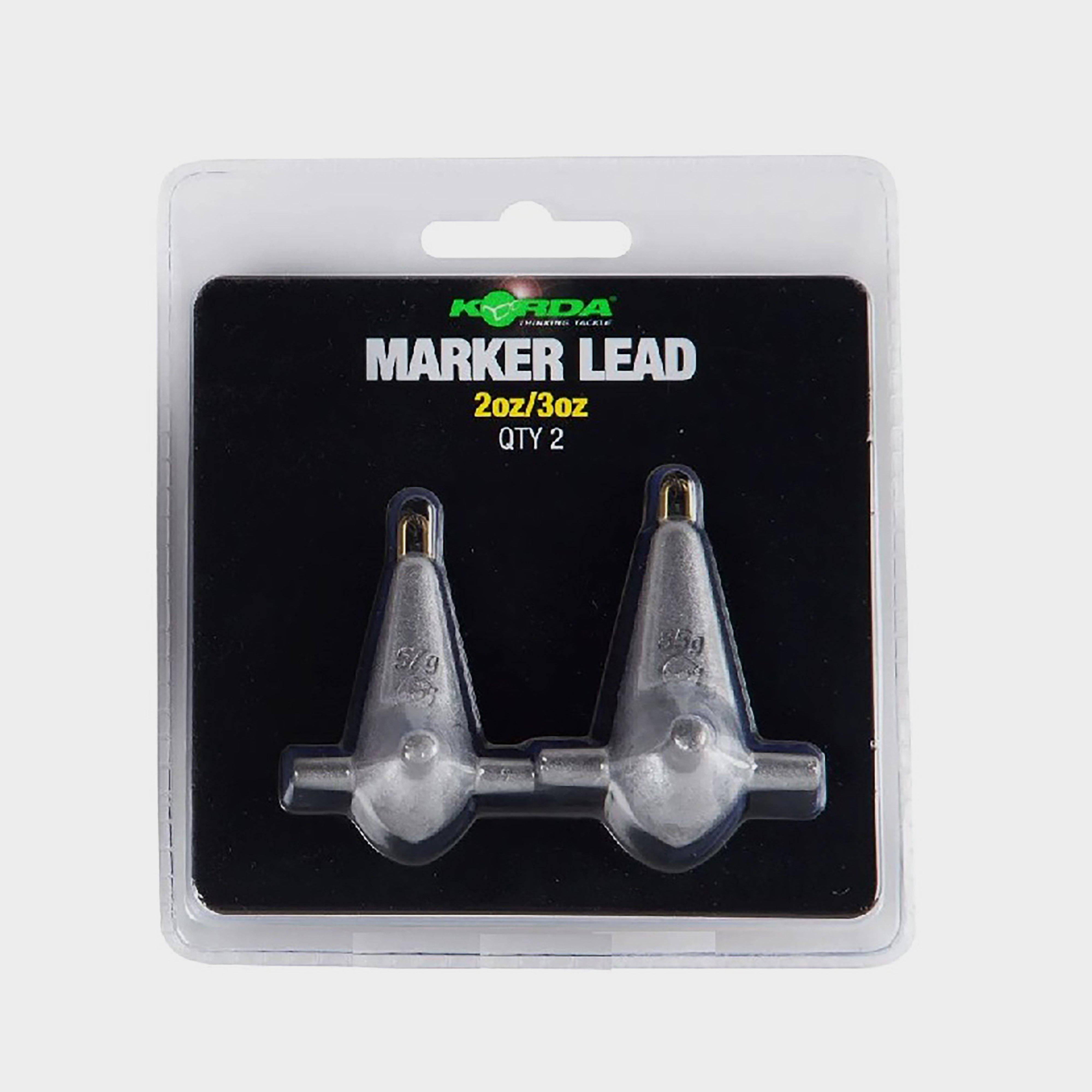 Korda Marker Lead Set 2oz to 3oz, Silver