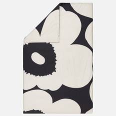 Marimekko Iso Unikko Svart/Vit Påslakan 150x210 cm