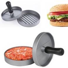 Aluminiumlegering hamburgare köttpress biff form kött nötkött grill hamburgare press biff maker verktyg