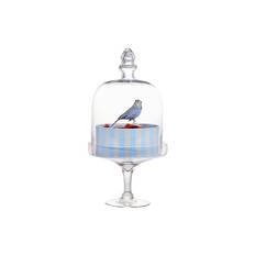 Pistache kakfat på fot - Transparent (Ø: 20 x H: 41,5 cm)