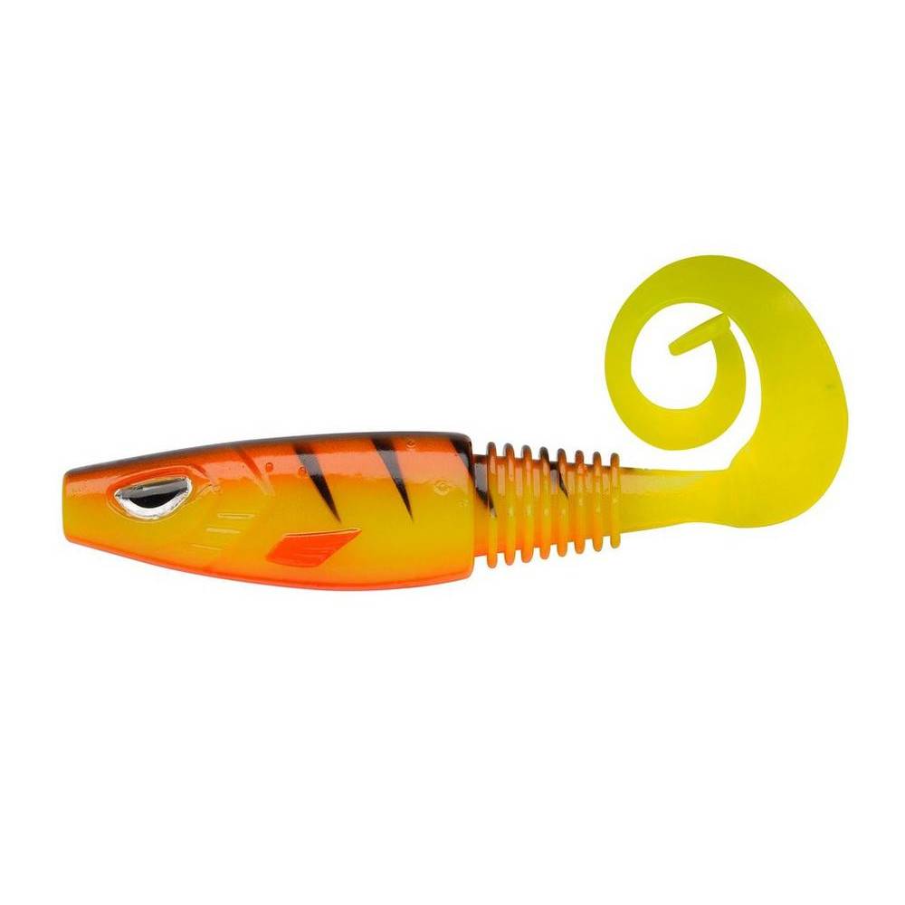 Berkley Sick Curl Softbait - Hot Yellow Perch