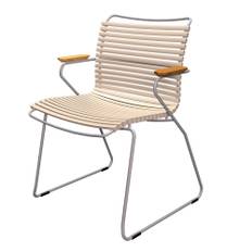 Houe, CLICK Karmstol Beige/grå/Bambu