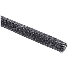 HellermannTyton 170-81011 HEGPETFR40-PET-BK Flätad slang Svart Polyester 35 till 50 mm Metervara