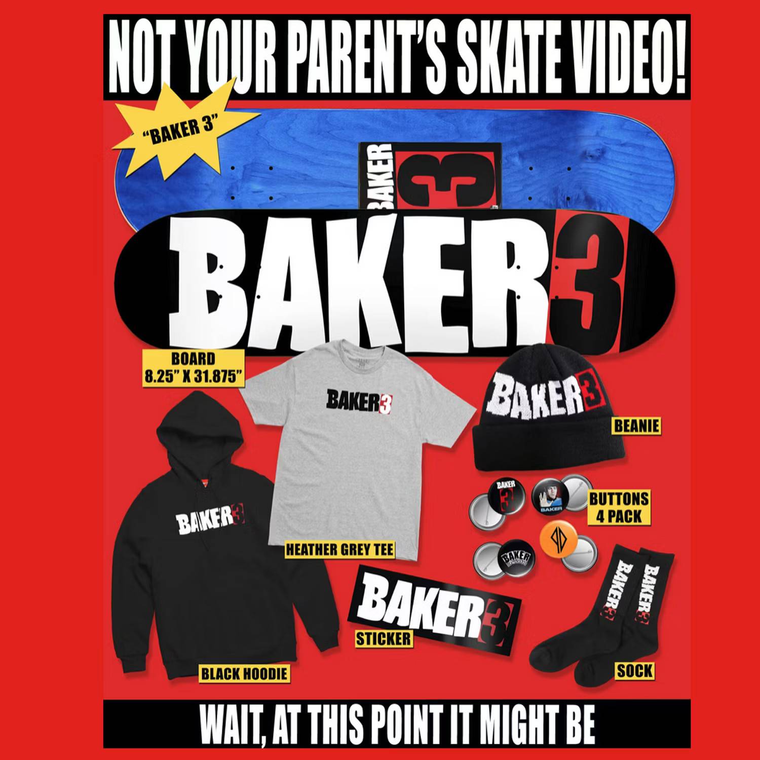 Hoodie Baker 3 black